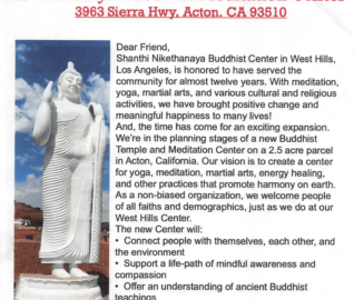Potential Buddhist Meditation Center